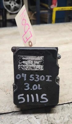 2004-06 BMW 530I 525 SERIES 2004-05 545I 645CI módulo de freio antibloqueio unidade ABS - Imagem 1 de 4