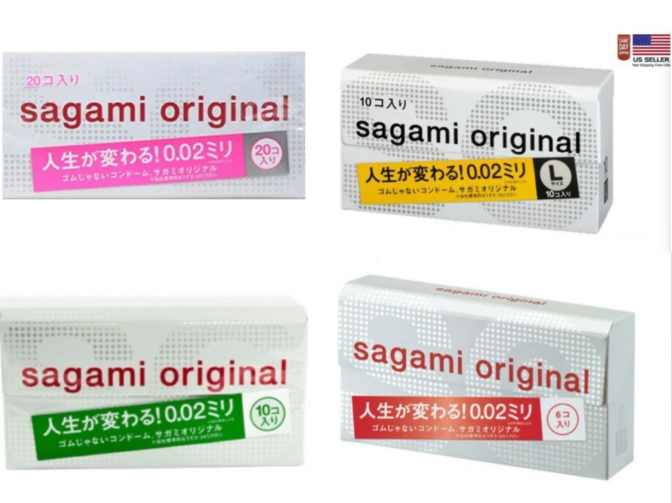 Preservativos Sagami Original 002 poliuretano sin látex ultrafinos 0,02 mm 4 tipos  Foto 1 de 4