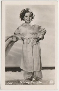 Shirley Temple 1930s Vintage ROSS Film Stars Real Photo Trading Card #60 E3