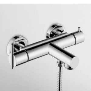Zucchetti Kos SP17 Spin Exposed Thermostatic Mixer Bath Tub & Shower Chrome $862 - Picture 1 of 4