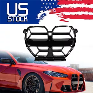 US Gloss Black CSL Style Front Grille Bumper For BMW M3 G80 M4 G82 G83 2021-2024 - Picture 1 of 14