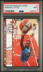 2013 Rittenhouse WNBA SANCHO LYTTLE PSA 9 Atlanta Dream Houston Cougars - Picture 1 of 2