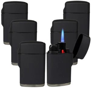 Briquet de Tempête Turbo Extérieur Caoutchouc Silky Jet Flamme Windresistent - Picture 1 of 5