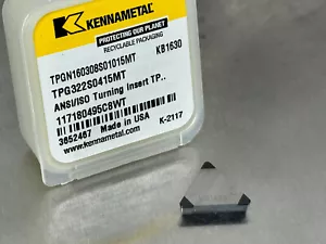 Kennametal TPG322S0415MT KB1630 Turning Insert PCBN Triangle TPG322 3652467 - Picture 1 of 3