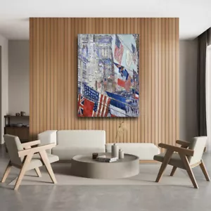 Día de los Aliados, Hassam - ARTE DE PARED DE LIENZO O IMPRESIÓN - Imagen 1 de 3