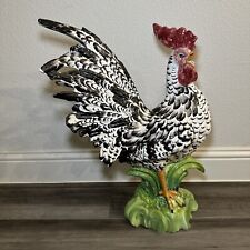 Intrada Vintage 23.5” Ceramic Made In Italy Rooster
