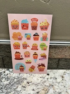 Vintage Scratch N Sniff Stinky Reward Stickers Ice Cream Still Smells 1 Sheet - Picture 1 of 2