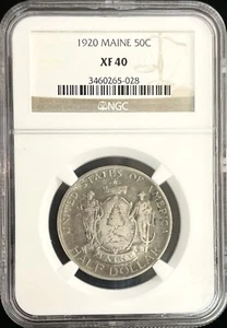 1920 Maine Centennial Gedenksilber halber Dollar - Bild 1 von 2