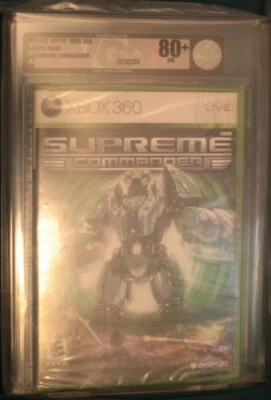 Supreme Commander Xbox 360 VGA Certified grade 80+ NM - Image 1 of 2