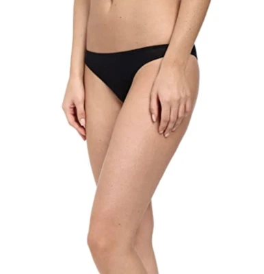 Hanro Lightweight Cotton Black Bikini Women's Size S L137740 - Image 1 of 4