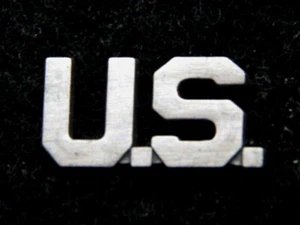 US LETRAS EJÉRCITO Escritura LOGO SOLAPA SOMBRERO PIN UP VETERANO UNIFORME MILITAR EE. UU. 1 - Imagen 1 de 24