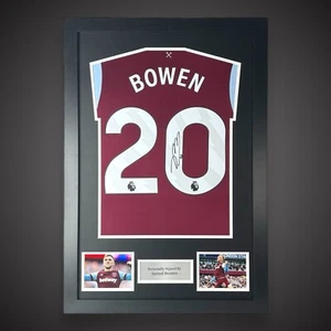 Jarrod Bowen West Ham Hand Signed Shirt Private Signing COA £249. - Picture 1 of 5