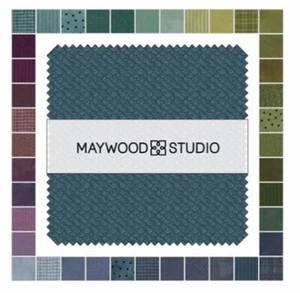 5" Charm Pack Squares - Woolies Flannel Gemstones Cotton Precuts M422.41 - Picture 1 of 2