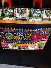 BNWOT  Tali Bag Hand Block Printed  with Hand Embroidery Shopping Travel