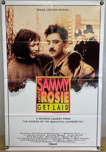 SAMMY AND ROSIE GET LAID FF ORIGINAL ONE SHEET MOVIE POSTER SHASHI KAPOOR (1987) - Picture 1 of 3