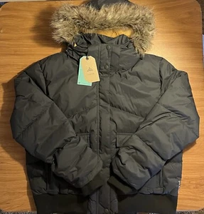 PrAna Women’s Kromata Bomber Down Puffer Black XL - Picture 1 of 4