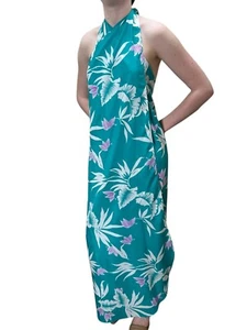 NWT Vtg OS Wrap Sarong Dress Hilo Hattie Hawaiian PAREAU 14 Looks Swim COVER UP - Picture 1 of 21