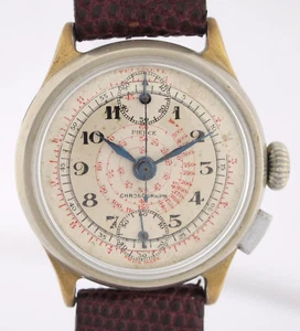PIERCE STEEL MENS MONOPULSOR CHRONOGRAPH WITH MANUAL WIND circa 50/60s - Picture 1 of 10