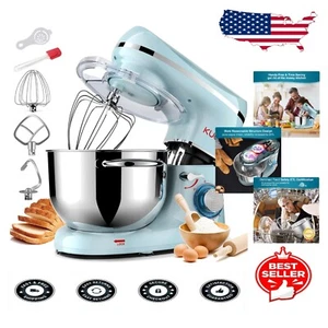 Versatile 6-Speed Stand Mixer with Large 6.5 Qt Bowl - Perfect for Home Baking - Picture 1 of 10
