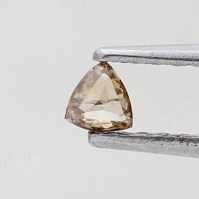 Brown Trillion Diamond, Natural Loose Diamond, Fancy Diamond  0.15tcw 3.7 MM - Image 1 of 4