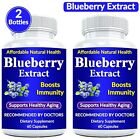 Wild Blueberry Extract Whole Fruit 10,000 mg Strength NON-GMO/Gluten 120 Count