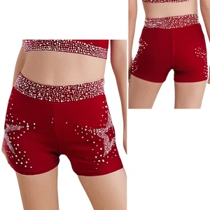 Kids Girls Shorts Rhinestones Bottoms Ballerina Underpants Bike Dancewear Swim - Picture 1 of 60