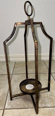 Candelabro decorativo de metal rústico Lodge decoración boho Foto 1 de 4