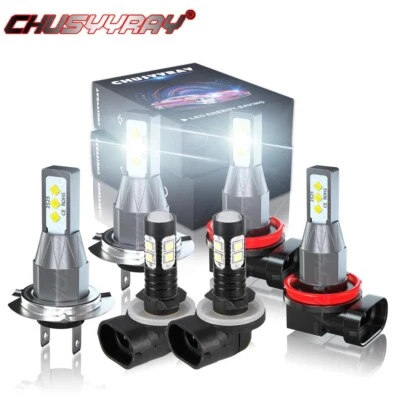 For Hyundai Elantra GT 2013-2017 -6x Bombillas de faros LED + luz antiniebla - Image 1 of 4