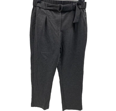 Liz Claiborne Career Petite Dress Pants Size 6P Gray belted comfy pockets NWOT - Image 1 of 4