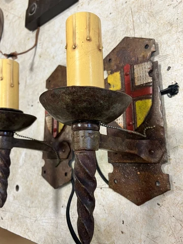 WALL SCONCES: Mission, Arts Crafts, Spanish Revival, Tudor, Gothic Cover