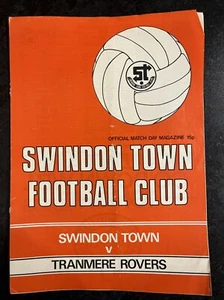 SWINDON TOWN F.C V TRANMERE ROVERS - 2 JAN 1978 - Picture 1 of 2