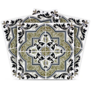 6" X 6" Vintage Aegean Removable Peel and Stick Tiles - Picture 1 of 7