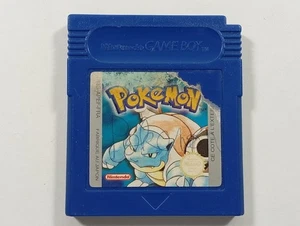 POKEMON VERSION BLEU NINTENDO GAMEBOY (GB) FRA (CARTRIDGE ONLY - STICKER DAMAGE) - Picture 1 of 2