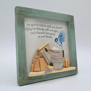 Marjolein Bastin Hallmark Picture Frame Nature's Sketchbook Birds Gardening - Picture 1 of 6