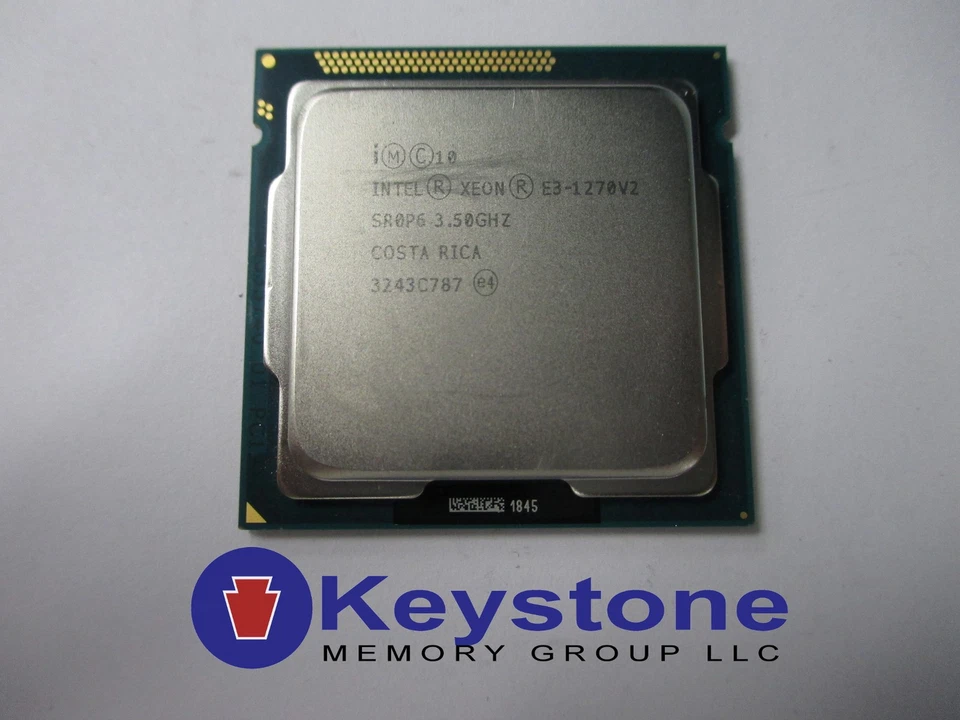 Procesador Intel Xeon E3-1270V2 cuatro núcleos 3,5 GHz 8 MB LGA1155 SR0P6 * km Foto 1 de 2
