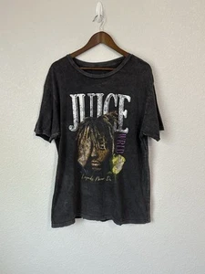 Juice Wrld Shirt Adult Size Large Gray Graphic Tee Casual Mens - Picture 1 of 7
