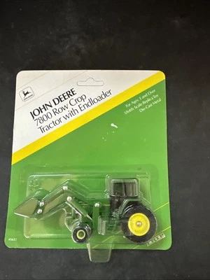 New Sealed Ertl John Deere 7800 Row Crop Tractor w/ Endloader Diecast 1:64 B24 - Image 1 of 4