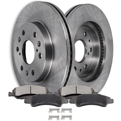 Front Brake Pads And Rotors For 2013-2019 Cadillac XTS 07-13 Chevrolet Avalanche Foto 1 de 4