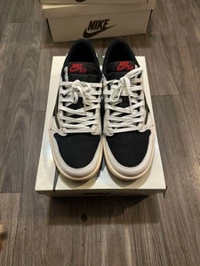 Jordan 1 Retro OG x Travis Scott Low Olive W11-M9.5 - Picture 1 of 6