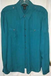 White House Black Market 100 % Seide Knopfleiste Bluse Größe 6 - Karriere Abend - Bild 1 von 8