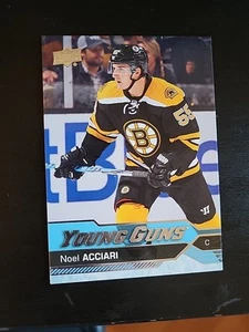 2016-17 Upper Deck Series 1 Young Guns Noel Acciari 238 Bruins - Picture 1 of 1