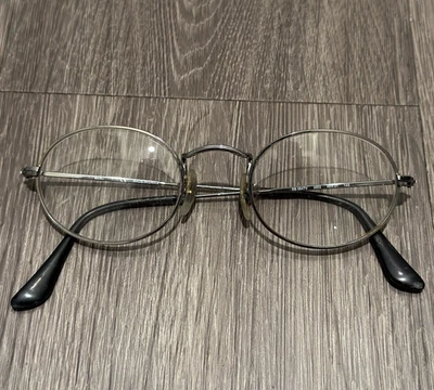 Monturas de gafas Ray-Ban Rb3547V 2502 ovaladas de metal pulido 48-21-145 Foto 1 de 4