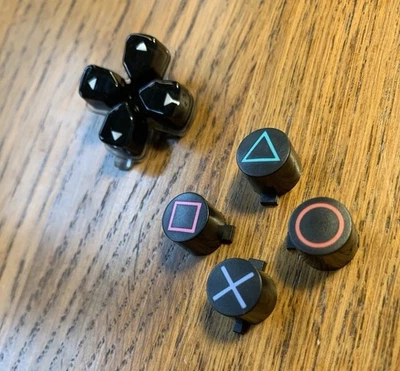 5 Piece 30th Anniversary Buttons For PS5 Dualsense - Matte Grey Color - Image 1 of 3