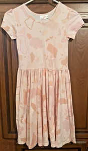 NWT Girls 8 10 Dot Dot Smile Twirl Dress Pink Camo Style Back 2 School - Bild 1 von 4