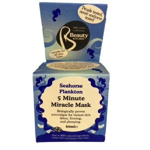 Beauty Kitchen Seahorse Plankton 5 Minute Miracle Face Mask 60ml– Vegan Skincare - Picture 1 of 9
