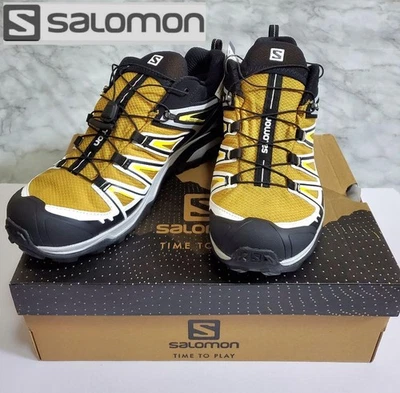 Salomon X ULTRA 3 GTX Hiking Shoes 27cm Mint Unused GORE-TEX Black/Lemon Zest - Image 1 of 4