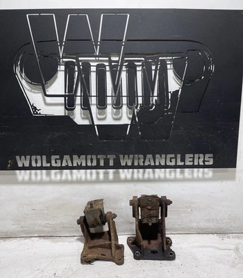 97-02 2,5 левый и правый кронштейны крепления двигателя двигателя для Jeep TJ Wrangler пара CC 2 - Изображение 1 из 4