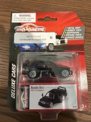 MAJORETTE DELUXE CARS DIECAST PREMIUM MERCEDES-BENZ 190 E 2.5-16 EVOLUTION II - Image 1 of 4