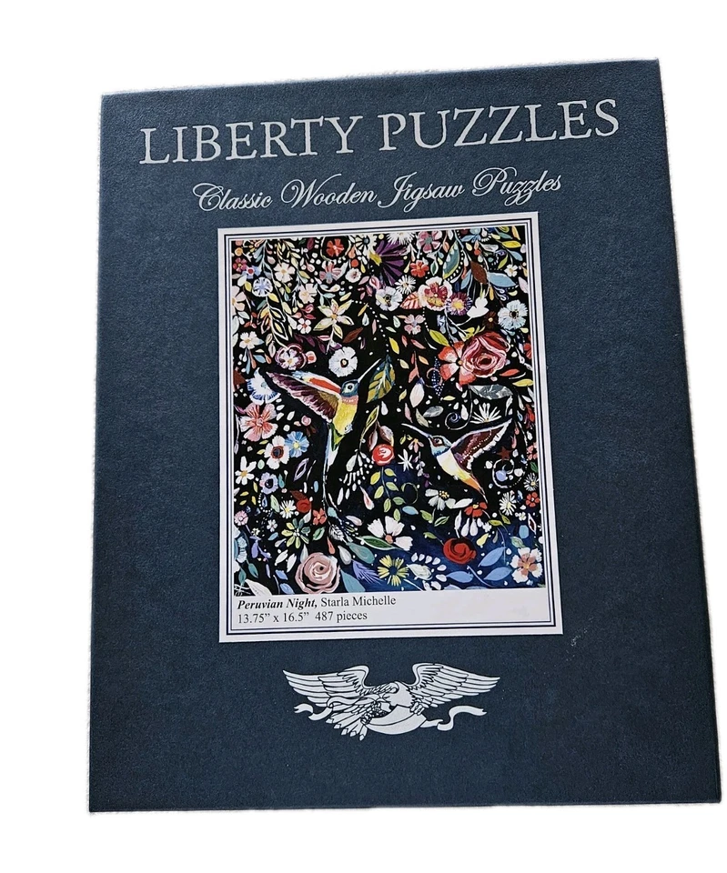 Liberty Wooden Jigsaw Puzzle ~Peruvian Nights~ 487 Pcs.  Complete.  Excel. Cond. - Image 1 of 3
