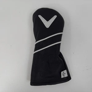 Callaway Black White Golf Club Head Cover Hybrid Rescue Fairway Wood - Picture 1 of 2